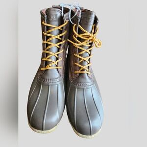 Sperry Women's Quilted Duck Boots - Brown and Gray